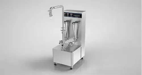 IX 600 Plus - Incorpora dos veces la pulpa de fruta y los ingredientes para helado