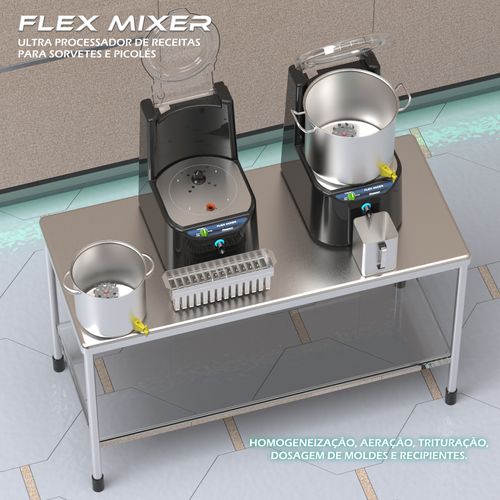 Flex Mixer - Aerador, Homogeneizador e Dosador de Sorvete