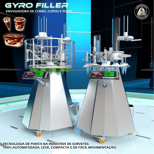 Gyrofiller - Envasadora para Sorvetes