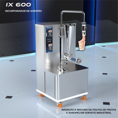 IX 600 - Incorporador de Xarope e Polpa de Sorvete