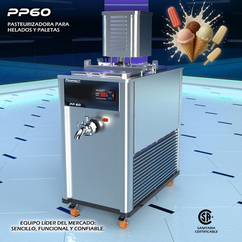 PP 60 - Pasteurizador de alta eficiencia para helados y palets