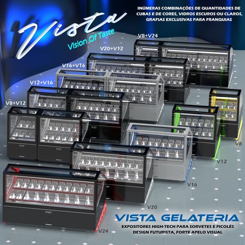 Vista - Vitrine Para Sorvetes e Picolés