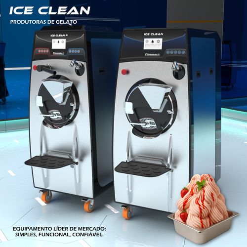 Ice Clean Line - Maquina Produtora de Sorvete e Gelato