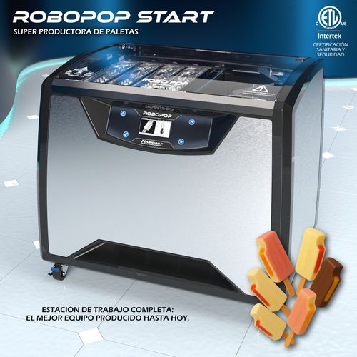RoboPop Start - Máquina de producción de paletas hechas a mano
