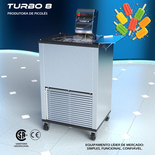 Turbo 8 - Máquina Produtora de Picolés