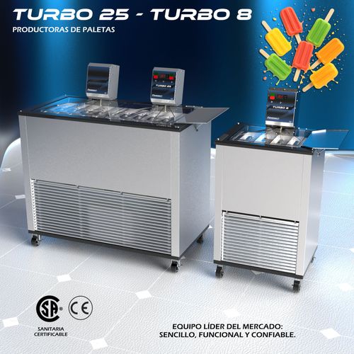 Turbo 25 - Maquina Productora de Paletas Artesanales