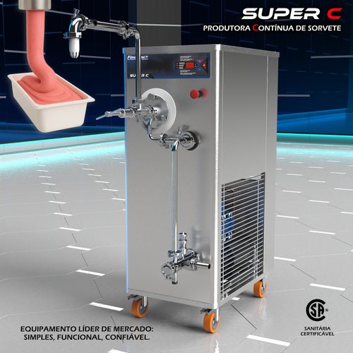 Super C - Máquina Produtora Contínua de Sorvete e Açaí
