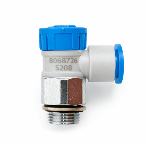 FLOW REGULATING PNEUMATIC CONNECTION