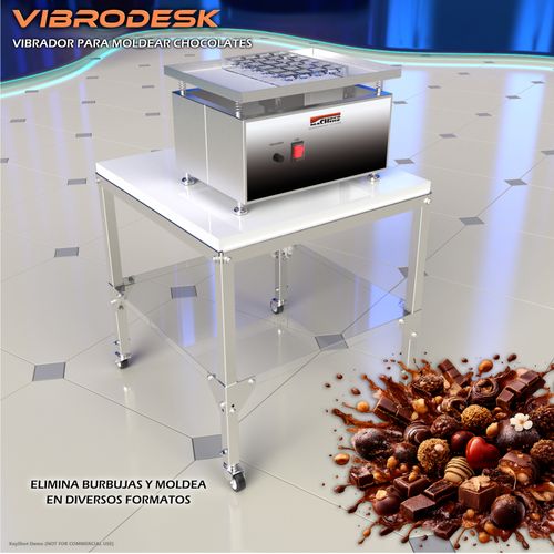 Escritorio Vibro - Mesa vibratoria para chocolate