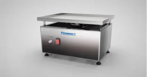 Escritorio Vibro - Mesa vibratoria para chocolate