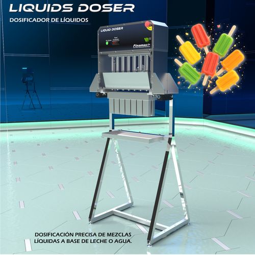 Dosificador de líquidos: dosificador volumétrico para la producción de palets